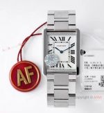 Swiss Replica Cartier Tank Solo Ronda Quartz Stainless Steel Watch Mid-size